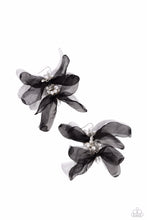 Load image into Gallery viewer, Cosmopolitan Charisma - Black (Silk Petal) Earring
