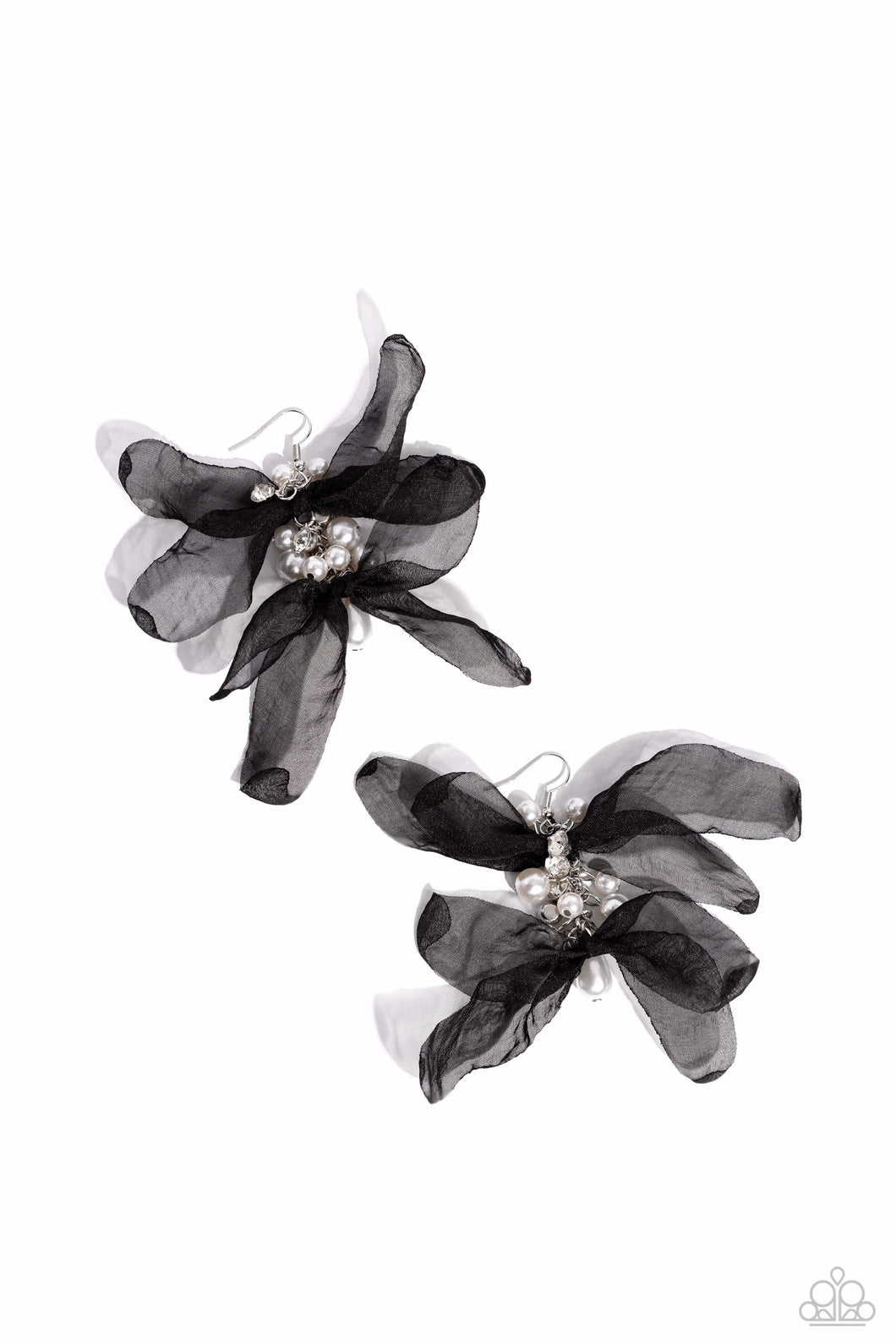 Cosmopolitan Charisma - Black (Silk Petal) Earring