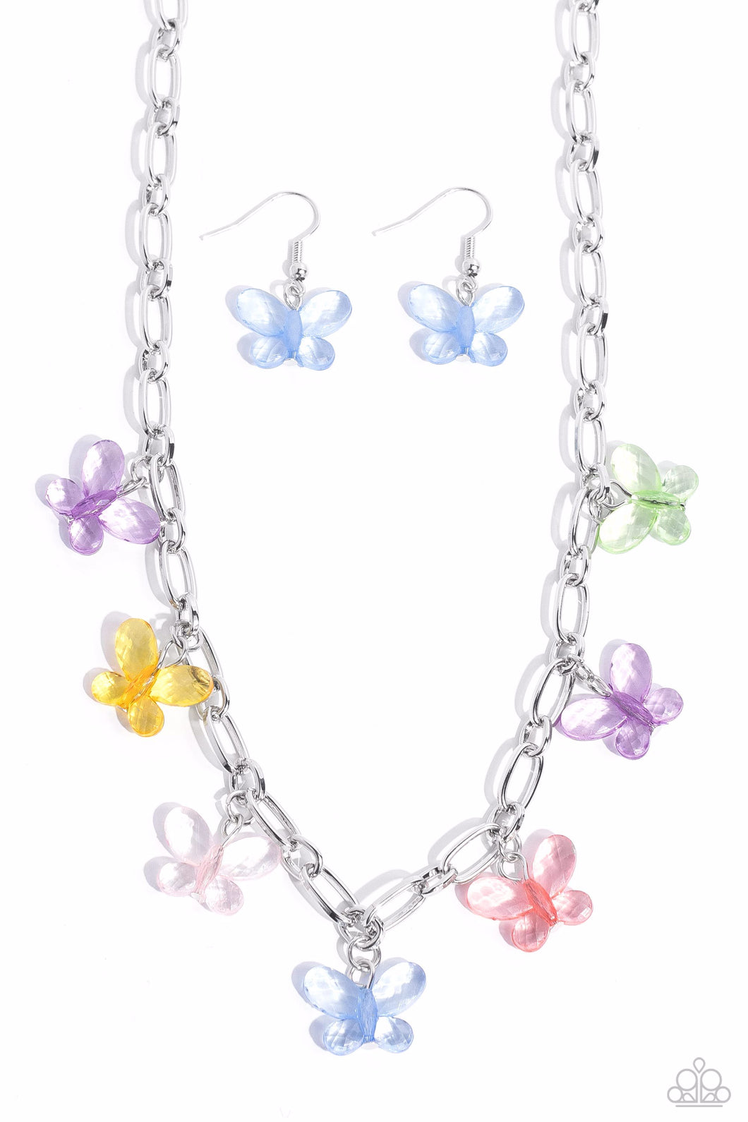 Butterfly Balance - Multi (Butterfly) Necklace