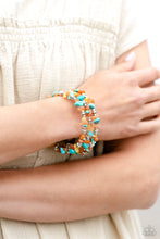 Load image into Gallery viewer, Stacking Stones - Orange (Earthy Infinity Wrap) Bracelet
