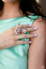 Load image into Gallery viewer, Wrapped Wardrobe - Orange (Gem) Ring
