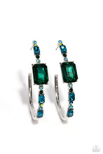 Load image into Gallery viewer, Elite Ensemble - Green (Emerald Gem) Earring
