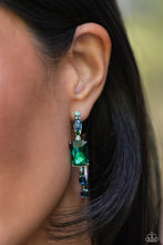 Load image into Gallery viewer, Elite Ensemble - Green (Emerald Gem) Earring
