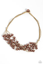 Load image into Gallery viewer, Yacht Catch - Brown (Pearl) Necklace
