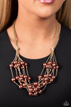 Load image into Gallery viewer, Yacht Catch - Brown (Pearl) Necklace
