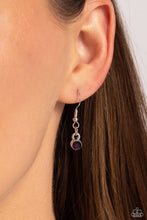 Load image into Gallery viewer, RING It Back - Purple Necklace
