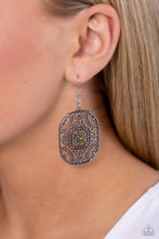 Load image into Gallery viewer, Greco-Roman Romance - Green Earring
