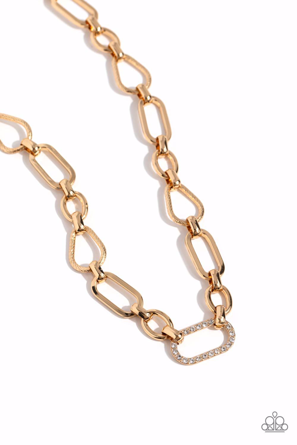 Sentimental Sequence - Gold (Chain Link) Necklace