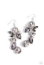 Load image into Gallery viewer, Fancy Flaunter - Silver (Hematite) Earring
