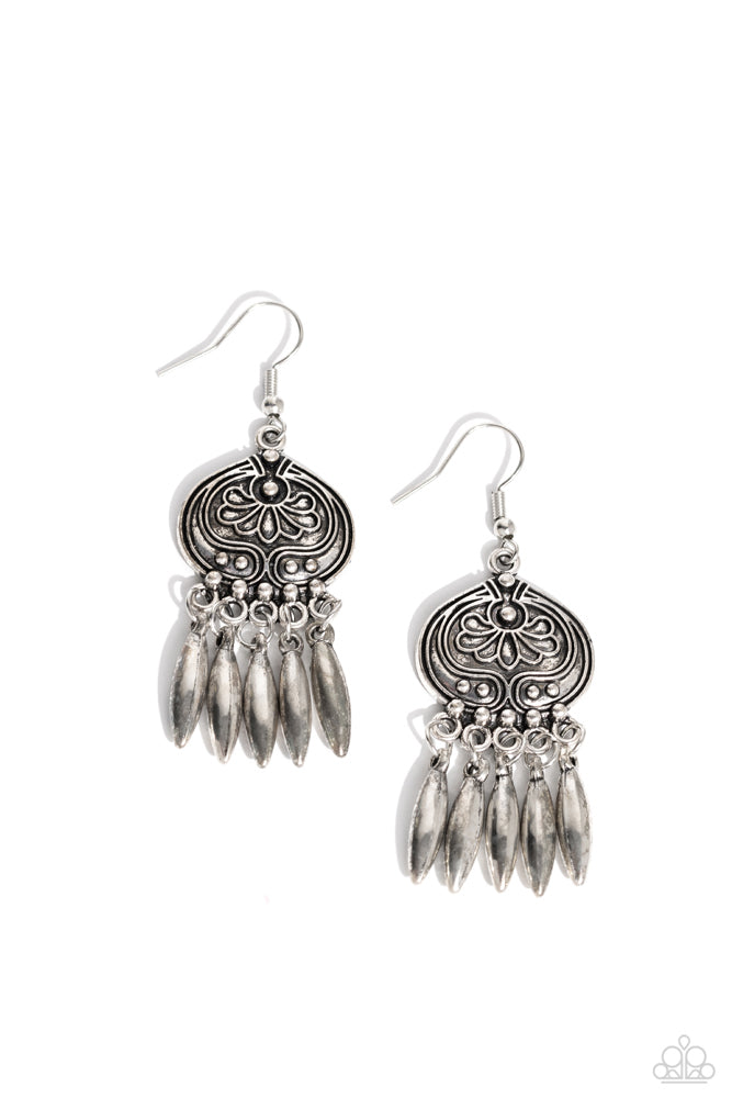Future, PASTURE, and Present - Silver Earring