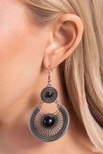 Load image into Gallery viewer, A Wild Bunch - Black Earring
