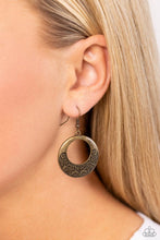 Load image into Gallery viewer, Secret Vineyards - Brass Earring
