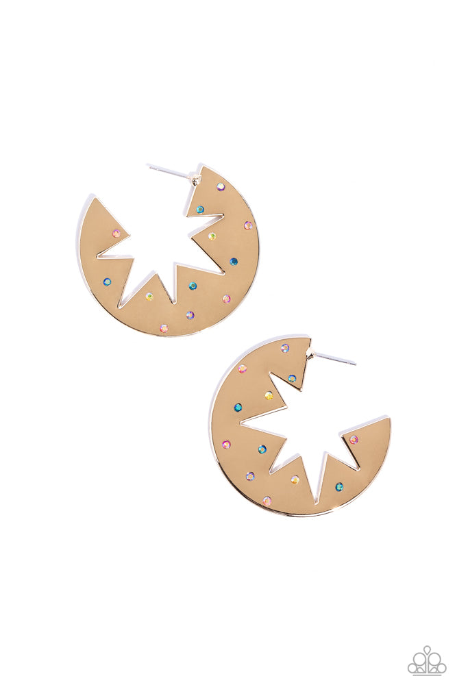 Starry Sensation - Gold Earring