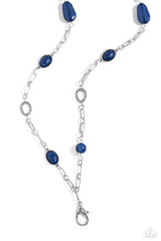 Load image into Gallery viewer, Barcelona Bash - Blue (Lanyard) Necklace
