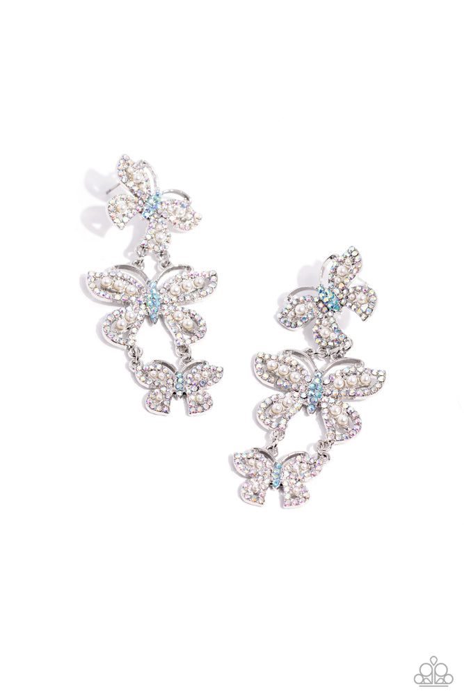 Fluttering Finale - Multi (Butterfly) Post Earring (LOP-1023)