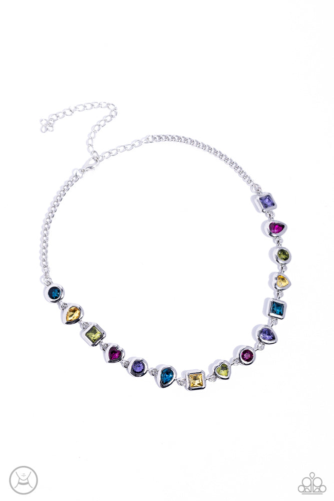 Abstract Admirer - Multi Necklace (LOP-1023)