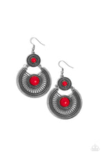 Load image into Gallery viewer, A Wild Bunch - Red Earring
