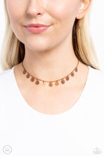 Load image into Gallery viewer, On My CHIME - Copper (Choker) Necklace
