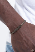 Load image into Gallery viewer, CABLE-Minded - Brass Bracelet

