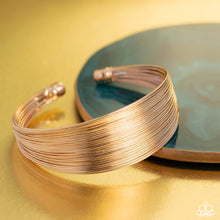 Load image into Gallery viewer, High Wire Act - Gold Cuff Bracelet
