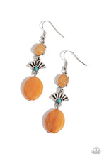 Load image into Gallery viewer, Creative Cascade - Orange Earring
