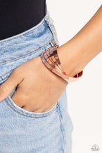 Load image into Gallery viewer, Rebellious Ribbons - Copper (Penny Copper) Bracelet
