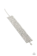 Load image into Gallery viewer, GLASSY Gallery - White (Rhinestone) Bracelet (LOP-1223)
