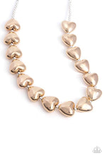 Load image into Gallery viewer, Hello Heartstrings - Multi (Gold (Heart) and (Silver Bead) Necklace
