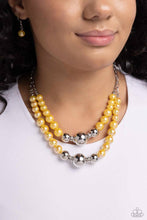 Load image into Gallery viewer, Ballroom Balance - Yellow Necklace
