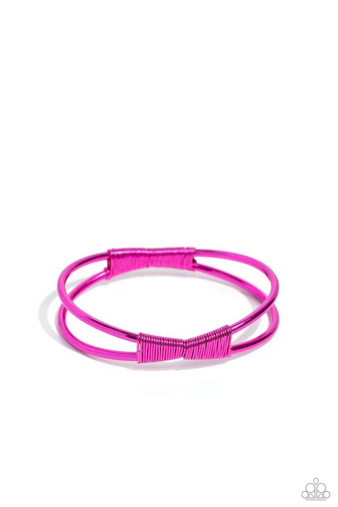 Tactile Thrill - Pink Bracelet