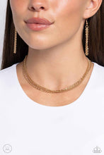 Load image into Gallery viewer, Industrial Independence - Gold (Choker) Necklace
