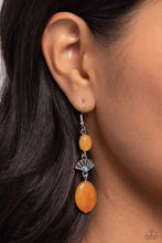 Load image into Gallery viewer, Creative Cascade - Orange Earring
