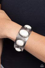 Load image into Gallery viewer, Earthy Echo - White (Marble) Bracelet
