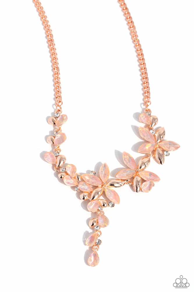 Vibrant Valley - Copper (Opalescent Peachy) Necklace