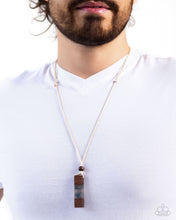 Load image into Gallery viewer, Timber Totem - Blue Urban Necklace
