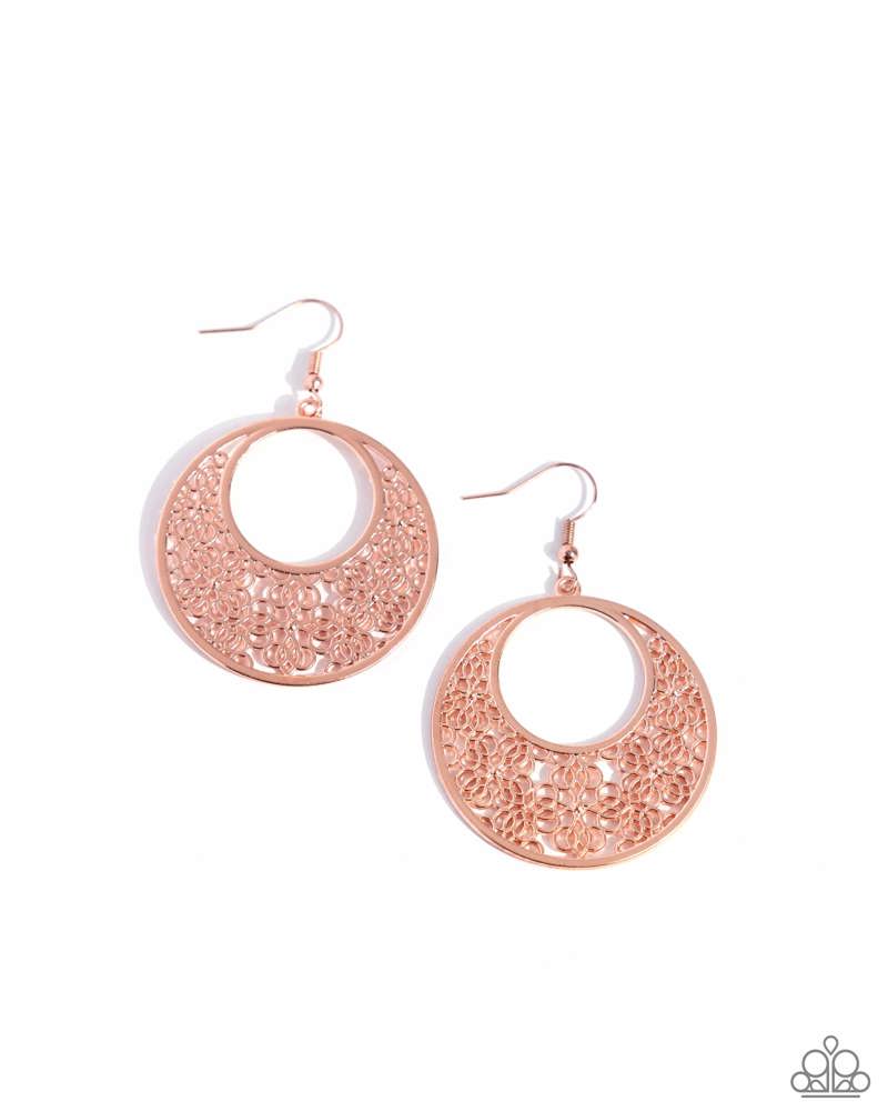Mandala Paradise - Copper (Penny) Earring