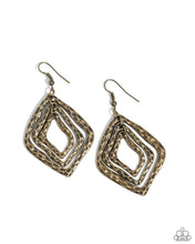 Load image into Gallery viewer, Primitive Performance - Brass Earring
