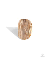 Load image into Gallery viewer, Thrilling Timber - Gold Ring

