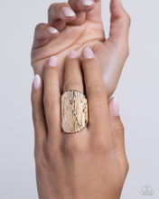 Load image into Gallery viewer, Thrilling Timber - Gold Ring
