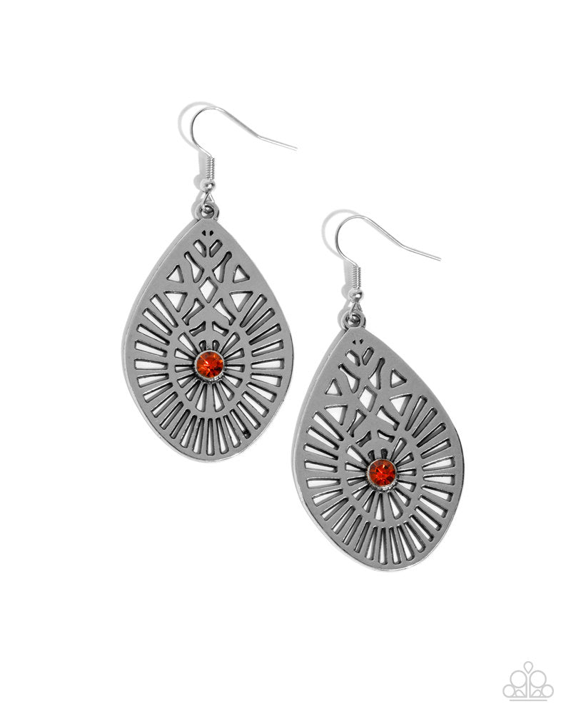 Modern Mural - Brown (Topaz) Earring