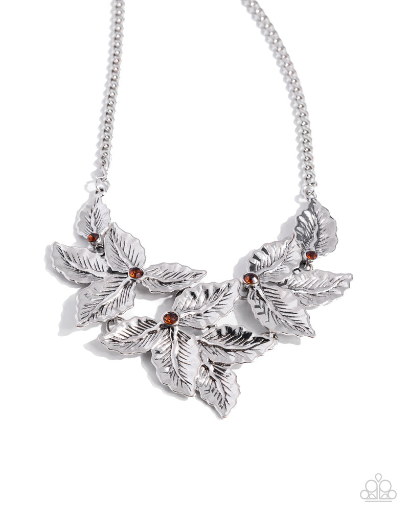 Holly Heiress - Brown Necklace