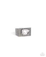 Load image into Gallery viewer, Knockout Tournament - White (Emerald-Cut) Ring
