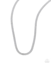 Load image into Gallery viewer, Chained Character - Silver Necklace
