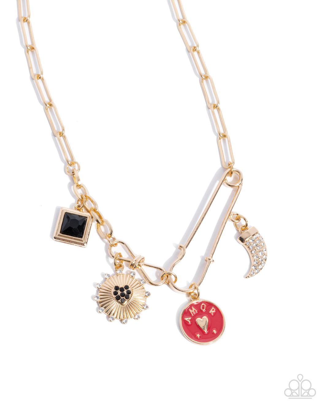 Trendy Trinket - Gold (Charm) Necklace