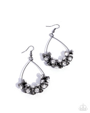 Load image into Gallery viewer, Courageous Chandelier - Black (Gunmetal) earring
