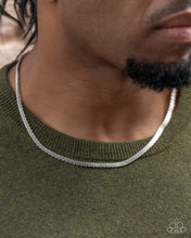 Load image into Gallery viewer, Chained Character - Silver Necklace
