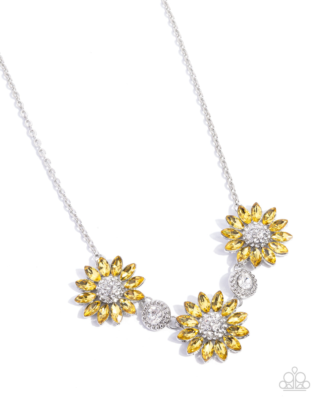 Vulnerable Vacation - Yellow (Gem Petal) Necklace