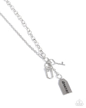 Load image into Gallery viewer, Dreamy Direction - Silver (Cable Chain) Lanyard Necklace
