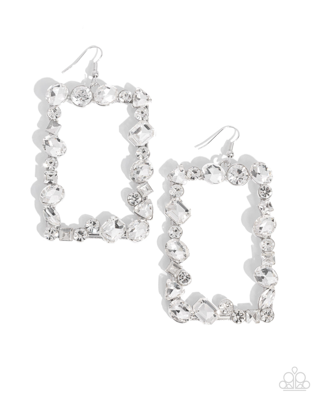 Wishful Wardrobe - White (Gem) Earring