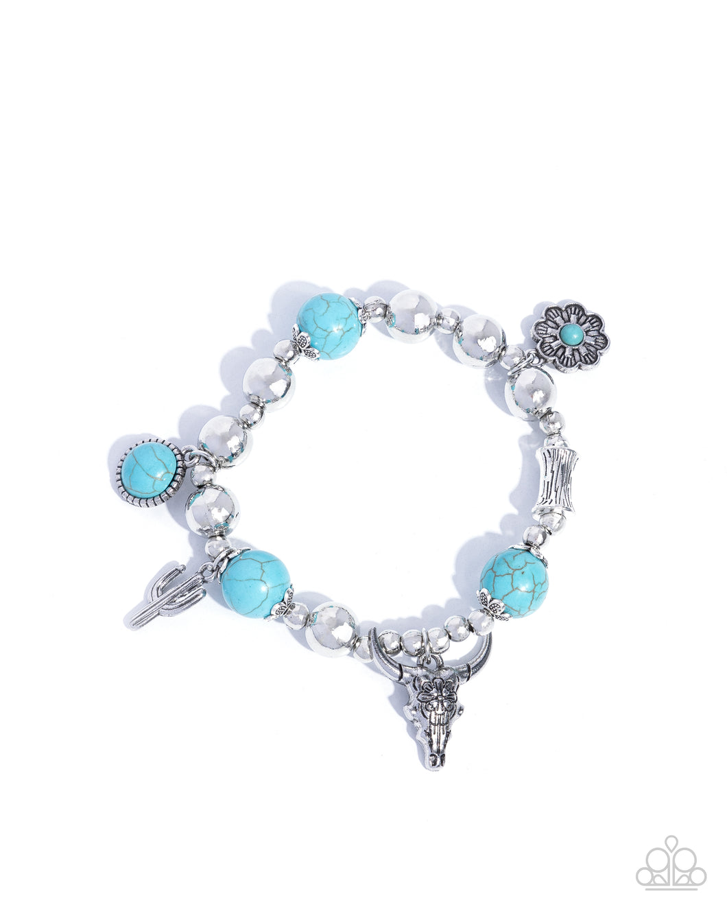 Western Welcome - Blue (Turquoise) Bracelet